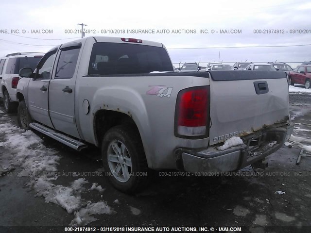 3GTEK13C89G251465 - 2009 GMC SIERRA K1500/K1500 SL SILVER photo 3