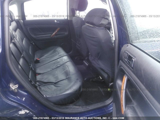 WVWPD23B1YP298511 - 2000 VOLKSWAGEN PASSAT GLX 蓝色 照片 8