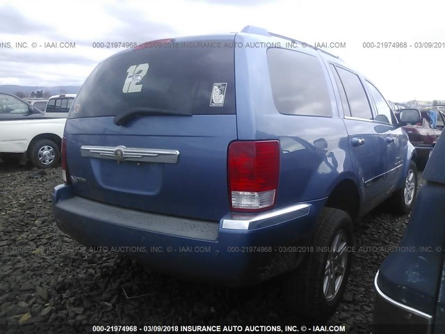 1A8HW58NX7F557576 - 2007 CHRYSLER ASPEN LIMITED BLUE photo 4