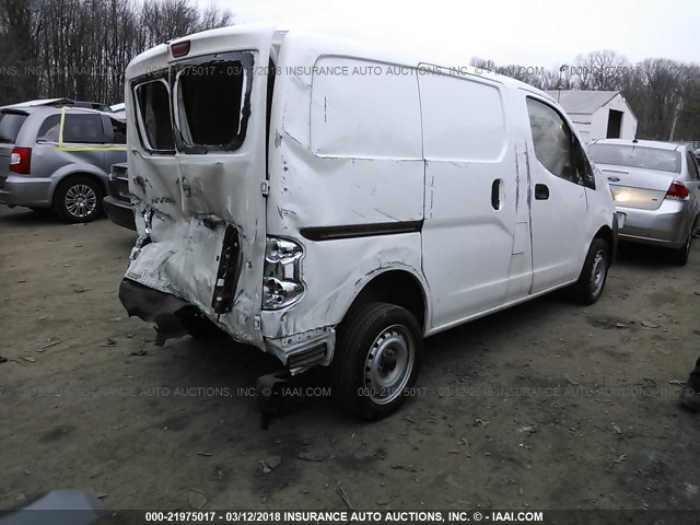 3N6CM0KN0HK704078 - 2017 NISSAN NV200 2.5S/2.5SV WHITE photo 4