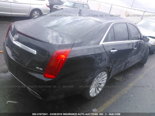 1G6AS5S39E0135135 - 2014 CADILLAC CTS PERFORMANCE COLLECTION BLACK photo 4