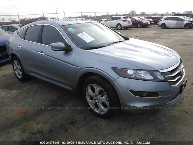 5J6TF1H51BL003440 - 2011 HONDA ACCORD CROSSTOUR EXL BLUE photo 1