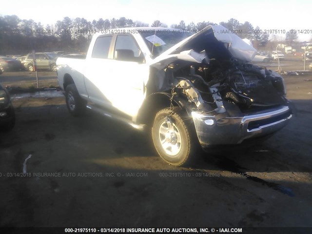 3C6UR5DLXEG275734 - 2014 RAM 2500 SLT WHITE photo 1