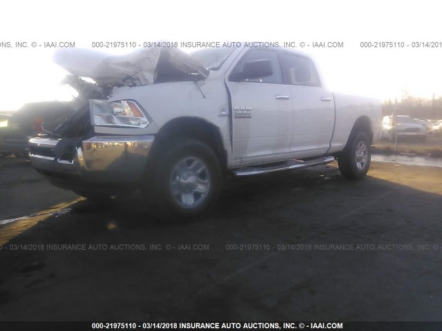 3C6UR5DLXEG275734 - 2014 RAM 2500 SLT WHITE photo 2