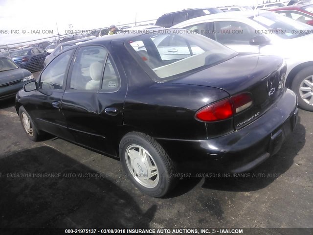 1G1JF52T4W7260448 - 1998 CHEVROLET CAVALIER LS BLACK photo 3