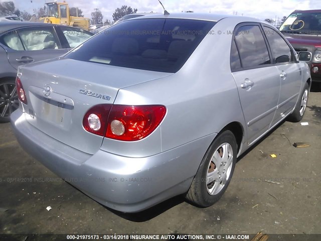 1NXBR32E97Z885239 - 2007 TOYOTA COROLLA CE/LE/S SILVER photo 4