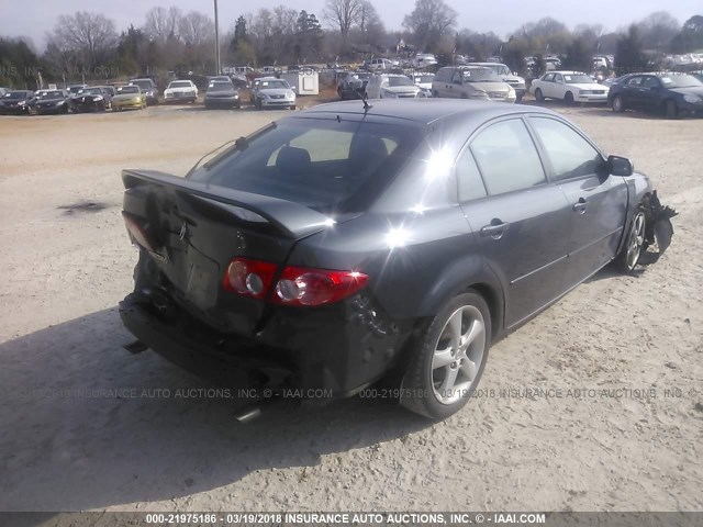 1YVHP84C755M27231 - 2005 MAZDA 6 I GRAY photo 4