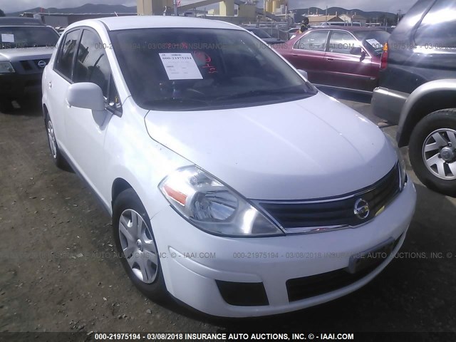 3N1BC1AP8AL393559 - 2010 NISSAN VERSA S/SL WHITE photo 1