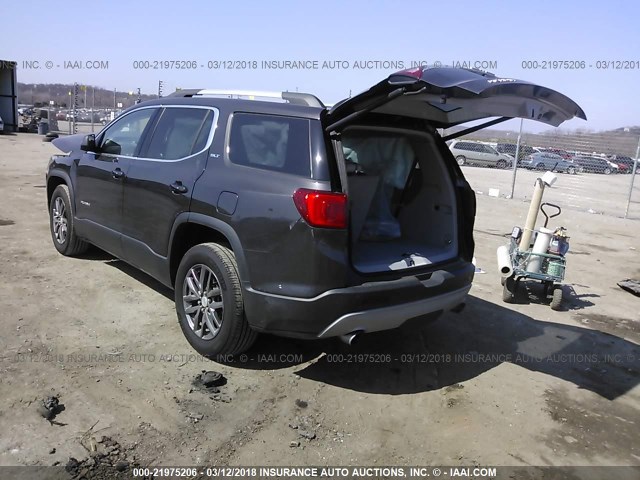 1GKKNMLS0HZ129902 - 2017 GMC ACADIA SLT-1 Noir photo 3