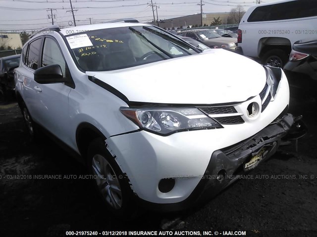 2T3BFREV4DW034167 - 2013 TOYOTA RAV4 LE WHITE photo 1