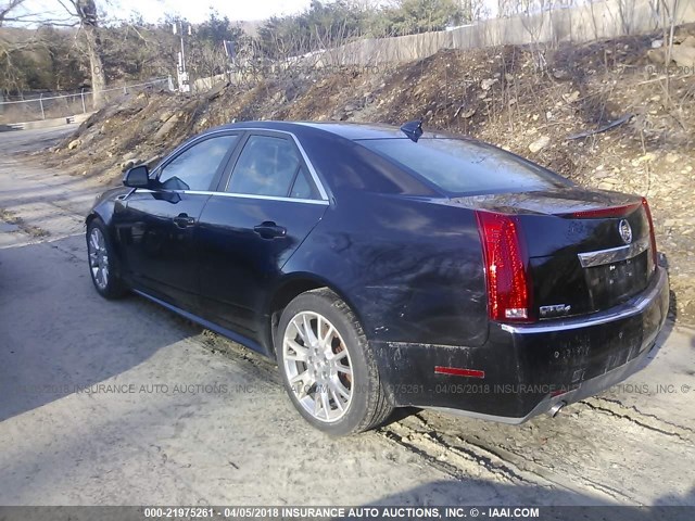 1G6DS5E37C0104634 - 2012 CADILLAC CTS PREMIUM COLLECTION BLACK photo 3