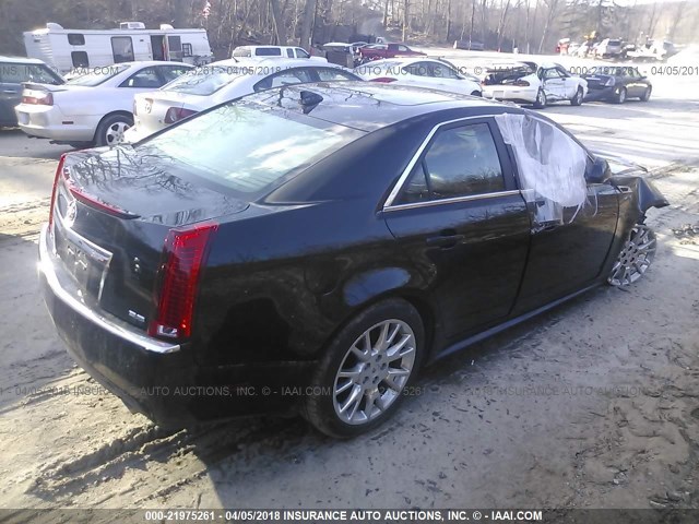 1G6DS5E37C0104634 - 2012 CADILLAC CTS PREMIUM COLLECTION BLACK photo 4