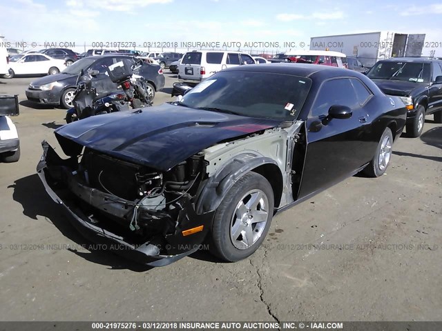 2B3CJ4DV7AH156932 - 2010 DODGE CHALLENGER SE GRAY photo 2