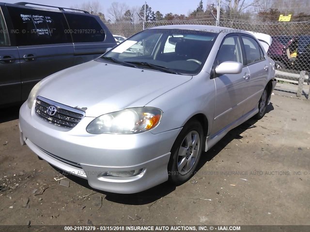 1NXBR32EX8Z004064 - 2008 TOYOTA COROLLA CE/LE/S SILVER photo 2