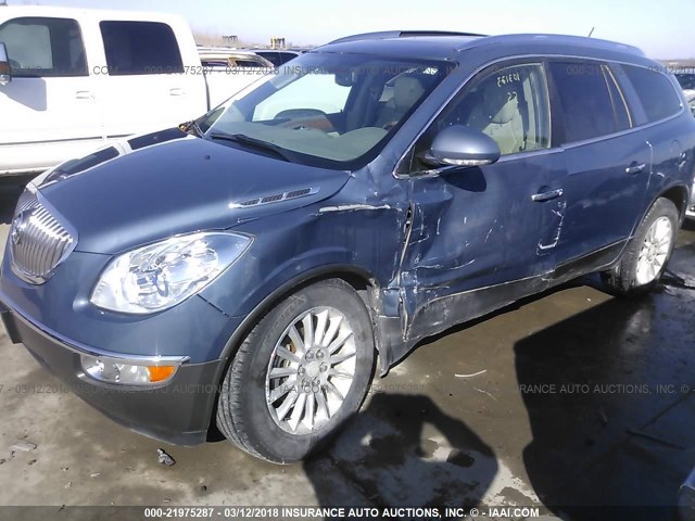 5GAKVCED2CJ280527 - 2012 BUICK ENCLAVE BLUE photo 2