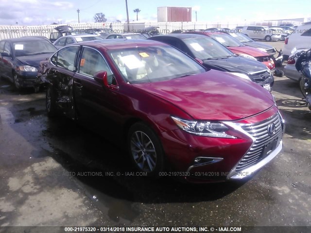 JTHBW1GG9H2150672 - 2017 LEXUS ES 300H RED photo 1