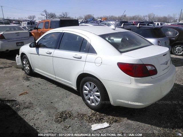 1C3CC4FB9AN212814 - 2010 CHRYSLER SEBRING TOURING WHITE photo 3