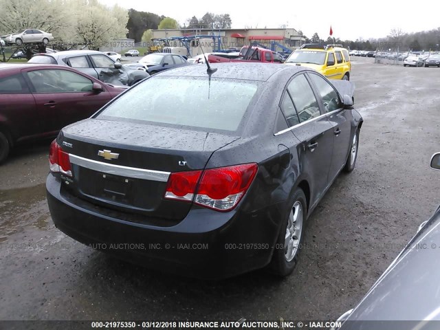 1G1PC5SBXE7364466 - 2014 CHEVROLET CRUZE LT BLACK photo 4