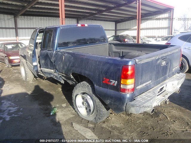 1GCEK19T0XE172786 - 1999 CHEVROLET SILVERADO K1500 BLUE photo 3