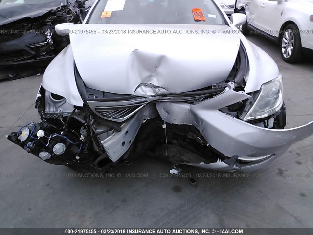 JTHBL46F195084590 - 2009 LEXUS LS 460 SILVER photo 6