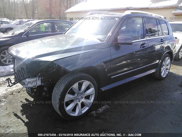 WDCGG8HB7AF467701 - 2010 MERCEDES-BENZ GLK 350 4MATIC BLACK photo 2