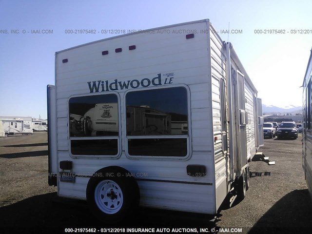 4X4TWDC225T132550 - 2005 FOREST RIVER WILDWOOD  WHITE photo 4