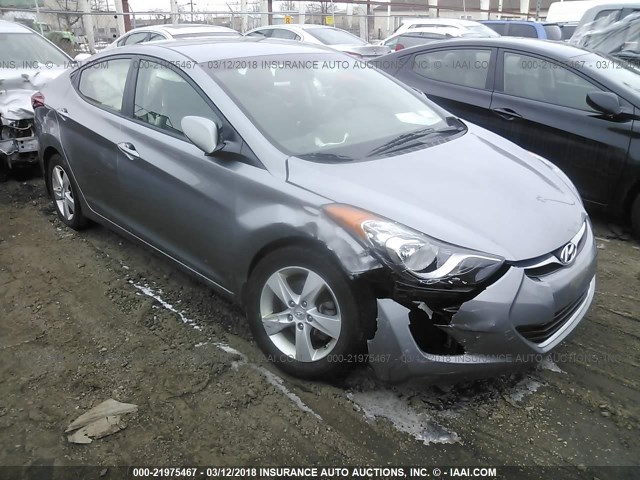 KMHDH4AE1DU531570 - 2013 HYUNDAI ELANTRA GLS/LIMITED GRAY photo 6