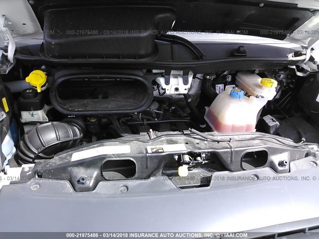 3C6TRVDG6HE506515 - 2017 RAM PROMASTER 2500 2500 HIGH BLACK photo 10