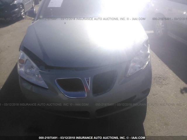 1G2ZG57N784238034 - 2008 PONTIAC G6 SE BLUE photo 6