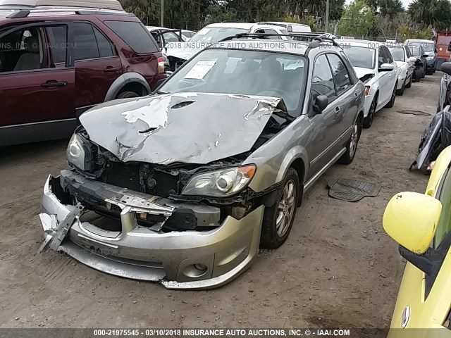 JF1GG68646G814261 - 2006 SUBARU IMPREZA OUTBACK SPORT/OUTBACK SPC GRAY photo 2