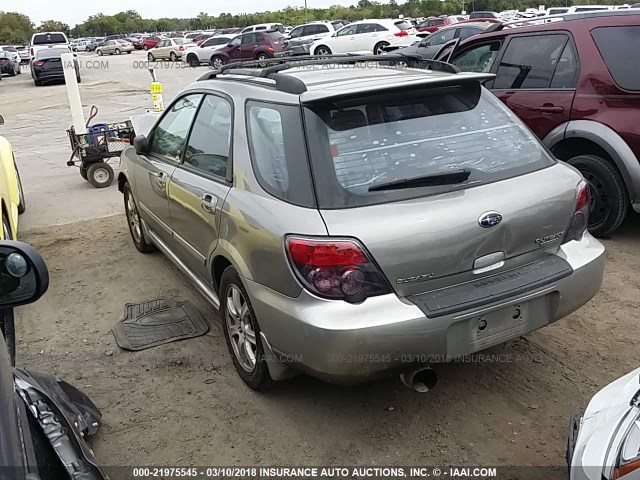 JF1GG68646G814261 - 2006 SUBARU IMPREZA OUTBACK SPORT/OUTBACK SPC GRAY photo 3