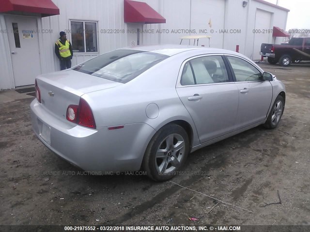 1G1ZH57B994268290 - 2009 CHEVROLET MALIBU 1LT 银色 照片 4