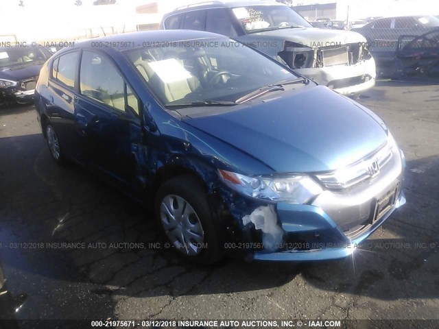 JHMZE2H35DS005514 - 2013 HONDA INSIGHT BLUE photo 1