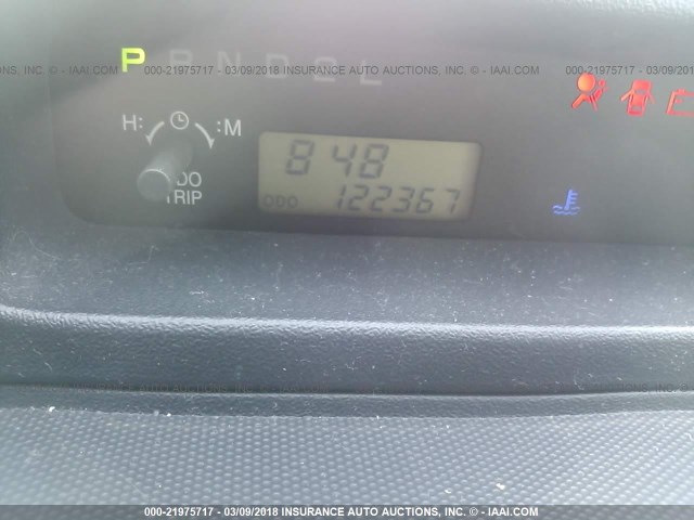 JTLKT324950211582 - 2005 TOYOTA SCION XB BLACK photo 7