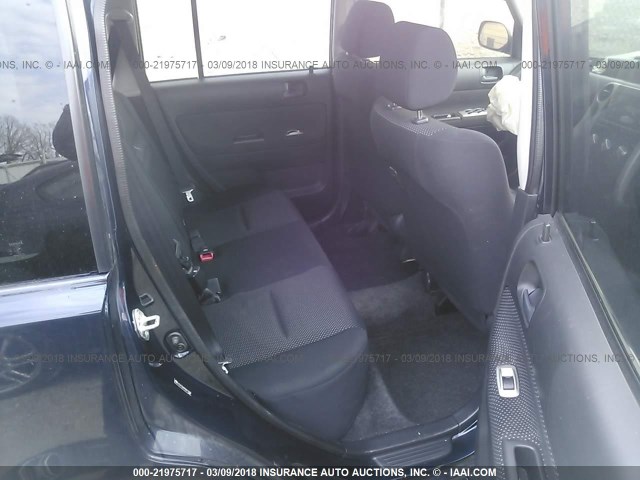 JTLKT324950211582 - 2005 TOYOTA SCION XB BLACK photo 8