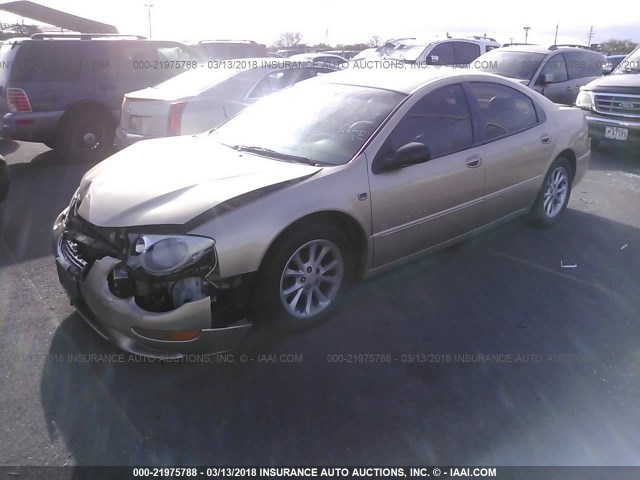 2C3HE66G3YH159487 - 2000 CHRYSLER 300M GOLD photo 2