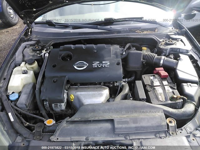 1N4AL11D25N493084 - 2005 NISSAN ALTIMA S/SL BLACK photo 10