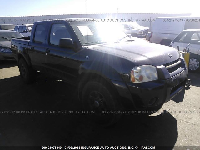 1N6ED27T74C468444 - 2004 NISSAN FRONTIER CREW CAB XE V6 BLACK photo 1