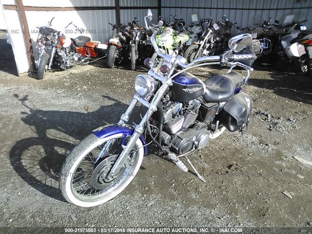 1HD4CJM312K141698 - 2002 HARLEY-DAVIDSON XL883 C BLUE photo 2