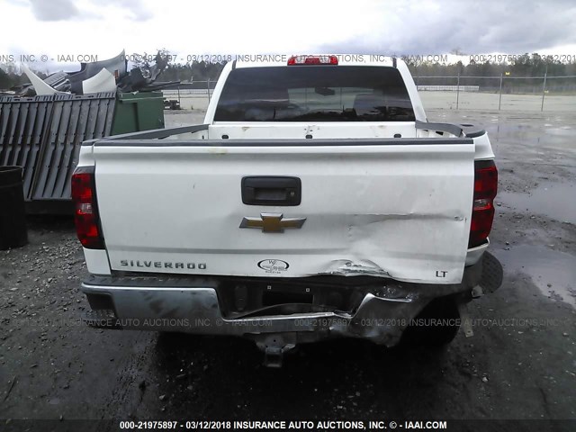 3GCUKREC9FG291640 - 2015 CHEVROLET SILVERADO K1500 LT WHITE photo 6