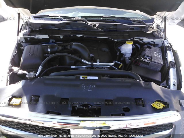 1C6RR6GT2HS657373 - 2017 RAM 1500 SLT WHITE photo 10