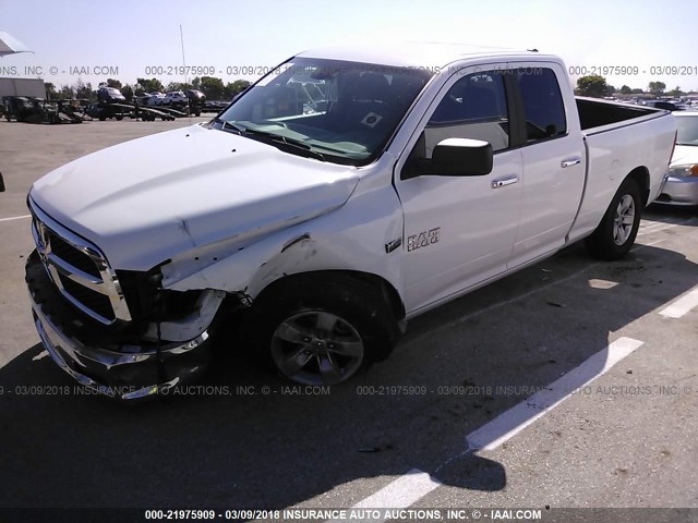 1C6RR6GT2HS657373 - 2017 RAM 1500 SLT WHITE photo 2