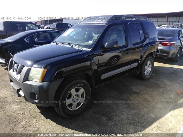 5N1AN08U75C611805 - 2005 NISSAN XTERRA OFF ROAD/S/SE 黑色 照片 2