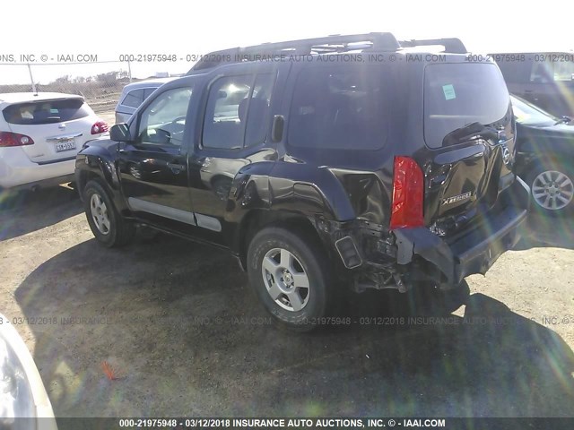 5N1AN08U75C611805 - 2005 NISSAN XTERRA OFF ROAD/S/SE 黑色 照片 3