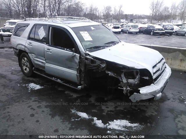 JTEBU17R448017376 - 2004 TOYOTA 4RUNNER LIMITED SILVER photo 1