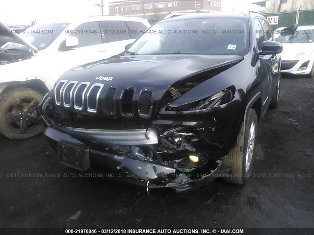 1C4PJMCS9EW146787 - 2014 JEEP CHEROKEE LATITUDE BLACK photo 6