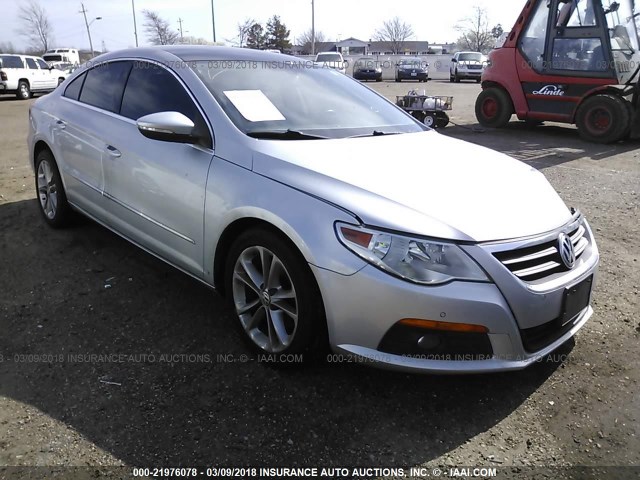 WVWHP7AN0AE540552 - 2010 VOLKSWAGEN CC LUXURY SILVER photo 1