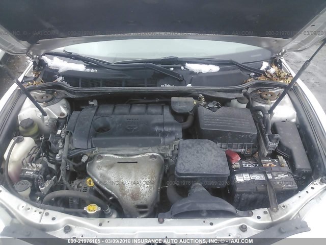 4T1BF3EK5BU677961 - 2011 TOYOTA CAMRY SE/LE/XLE Күміс фото 10