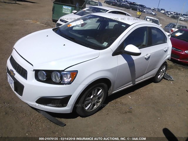 1G1JA5SH5C4232634 - 2012 CHEVROLET SONIC LS 白色 照片 2