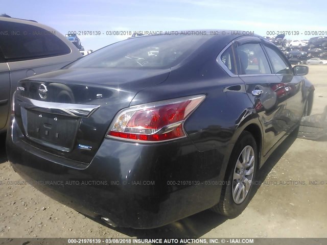 1N4AL3APXEC112454 - 2014 NISSAN ALTIMA 2.5/S/SV/SL GRAY photo 4